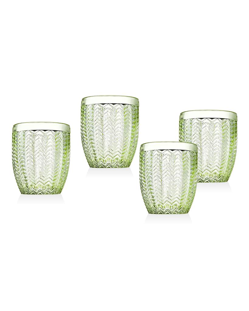 Godinger Twill Double Old-Fashioned Glasses, Set of 4