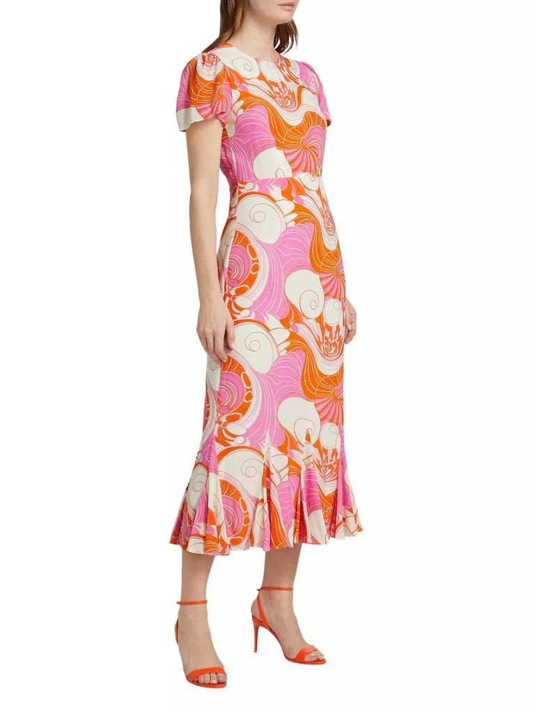 Rhode Lulani Printed Midi-Dress 4