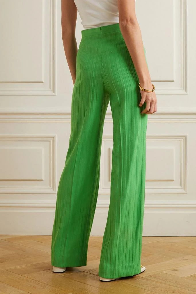Giuliva Heritage Laura striped wool straight-leg pants 4
