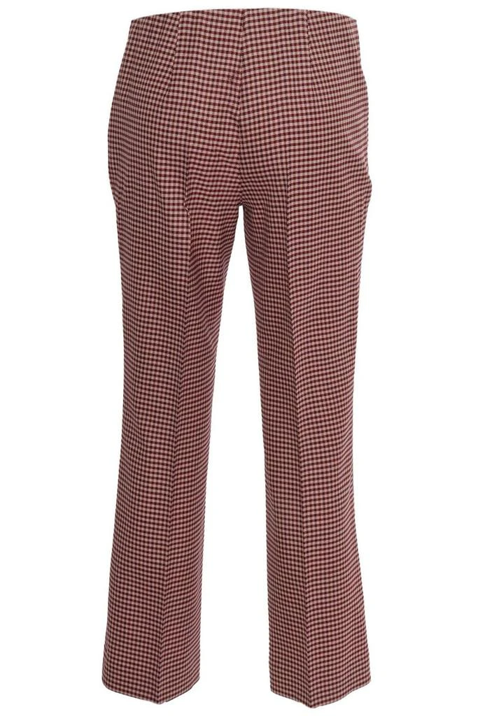 P.A.R.O.S.H. P.A.R.O.S.H. Check Patterned Flared Trousers 2