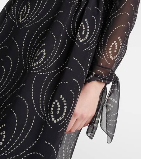 Prada Printed georgette midi dress - Dresses & Skirts - Free