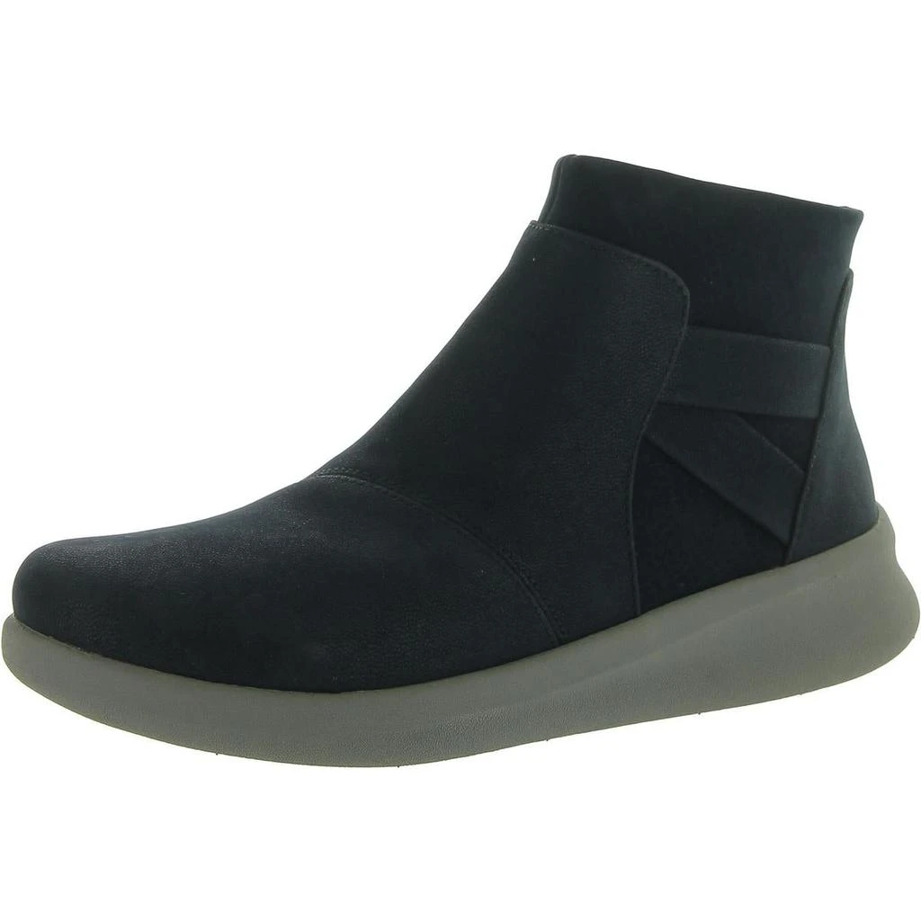 Clarks SILLIAN2.0 HI Womens Crossed straps Side zipper Ankle Boots 5