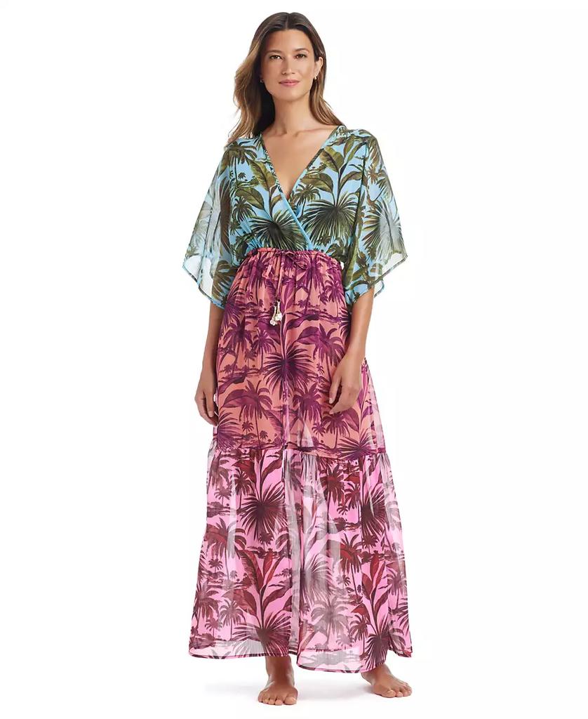 Bleu Rod Beattie Women's Lotus Printed Cover-Up Dress