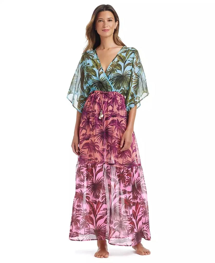Bleu Rod Beattie Women's Lotus Printed Cover-Up Dress 2