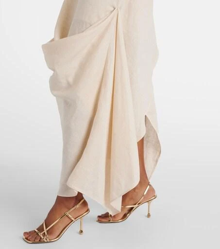 STAUD, Caravaggio Dress in Natural, Size 0
