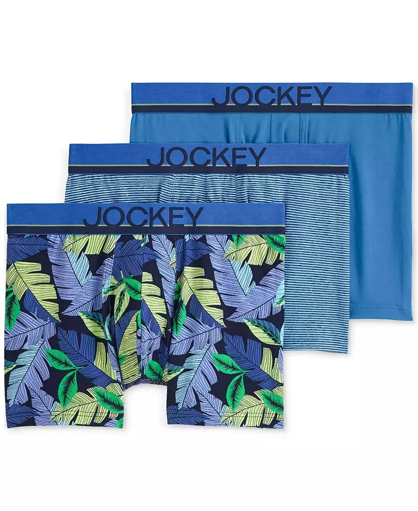 Jockey Men's 3pk. True Style Logo Trunks 1