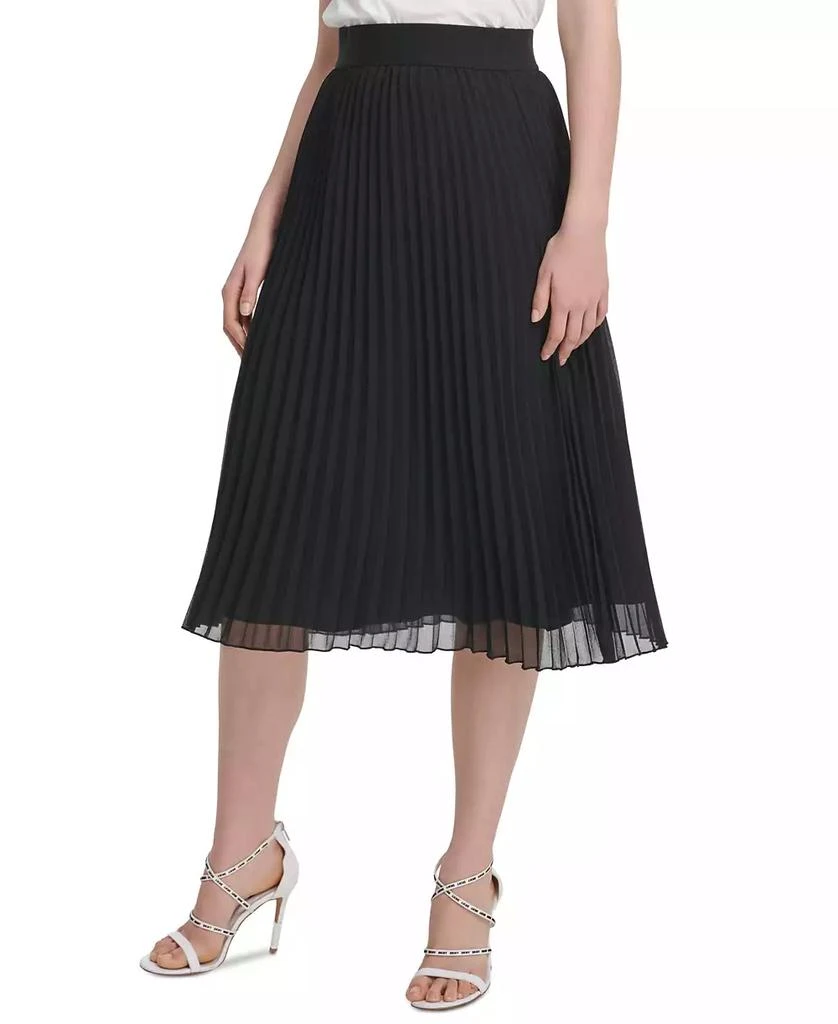 DKNY Pleated Midi Skirt 1