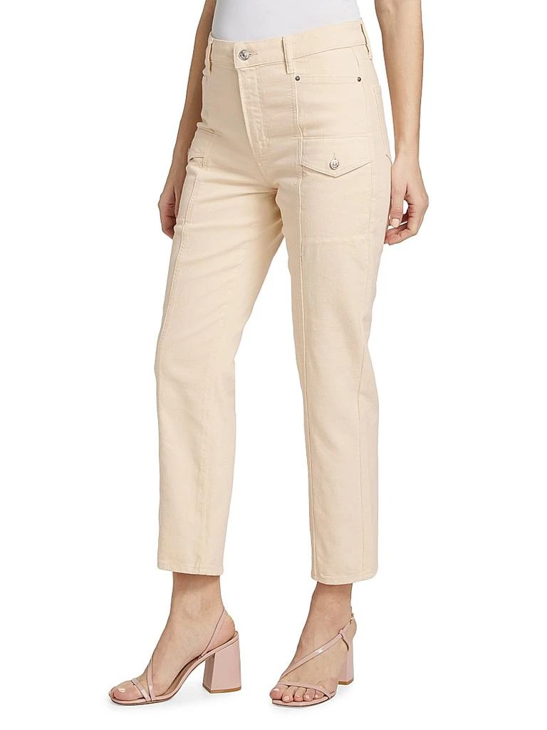Paige Alexis Stretch-Cotton Crop Pants 4