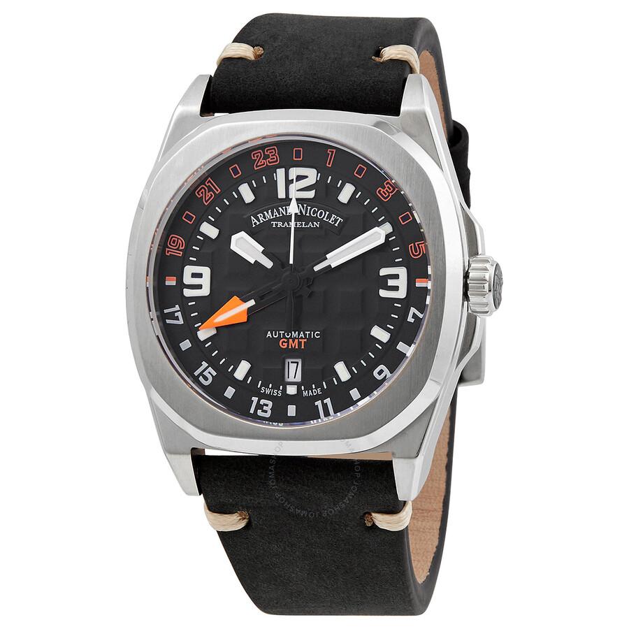 Armand Nicolet JH9 Automatic Black Dial Men's Watch A663HAA-NO-PK4140NR