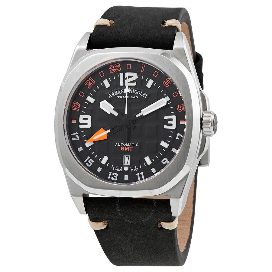 Armand Nicolet JH9 Automatic Black Dial Men's Watch A663HAA-NO-PK4140NR 1