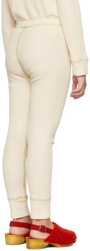 Misha 
Puff Kids Beige Waffle Leggings 3