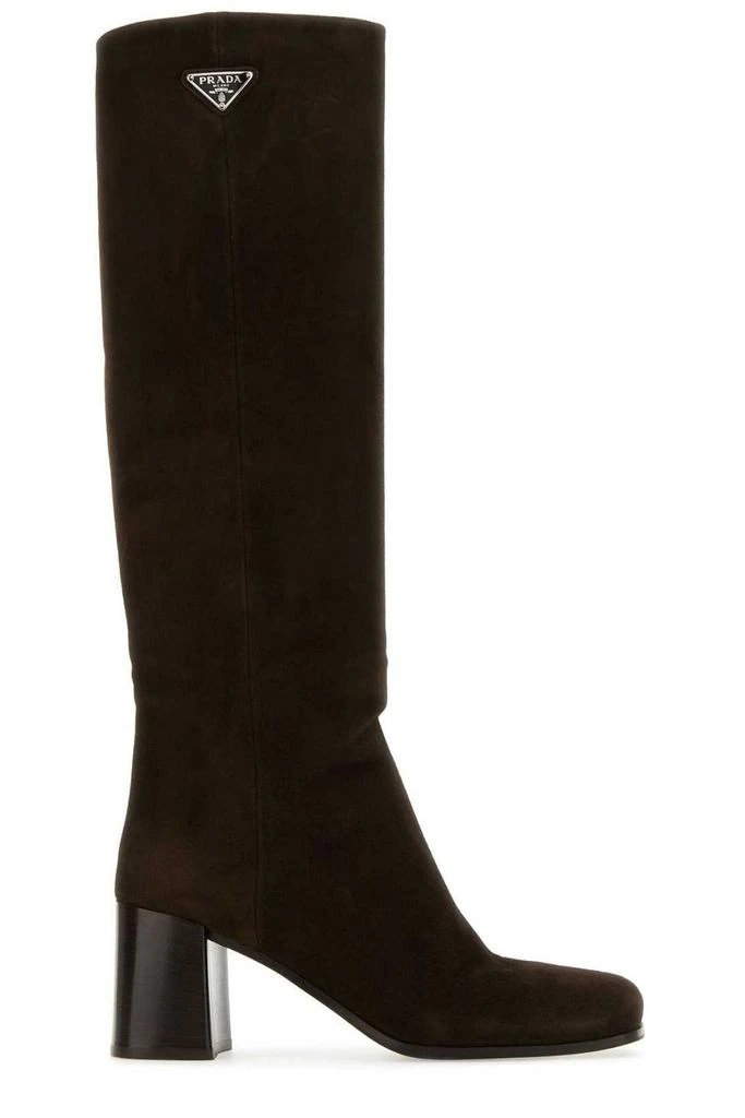 Prada Prada Logo-Plaque Boots 1