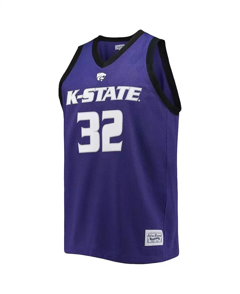 The Original Retro Brand Men's Dean Wade Purple Kansas State Wildcats Alumni Commemorative Replica Basketball Jersey 3