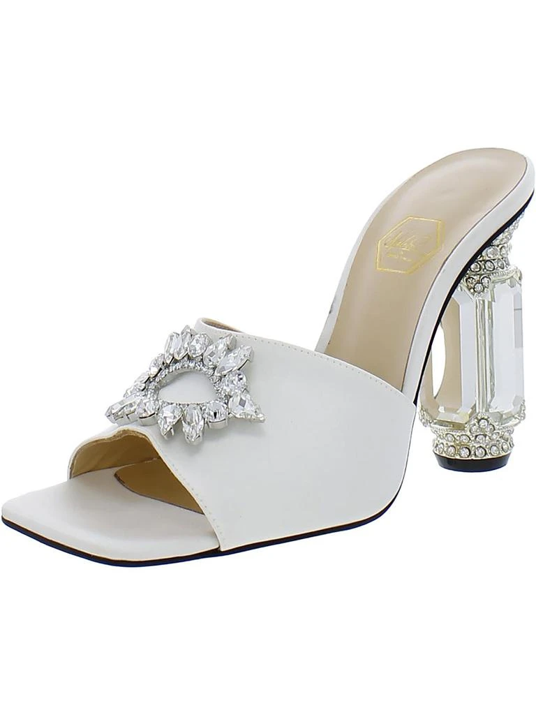 Nalebe by Amina Means Aurum Womens Leather Embellished Mules 1