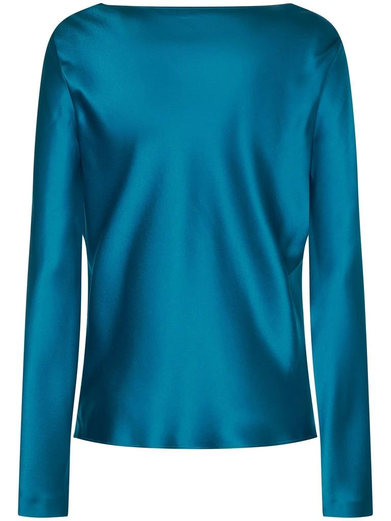 Alberta Ferretti Alberta Ferretti Cocktail Satin Blouse 2