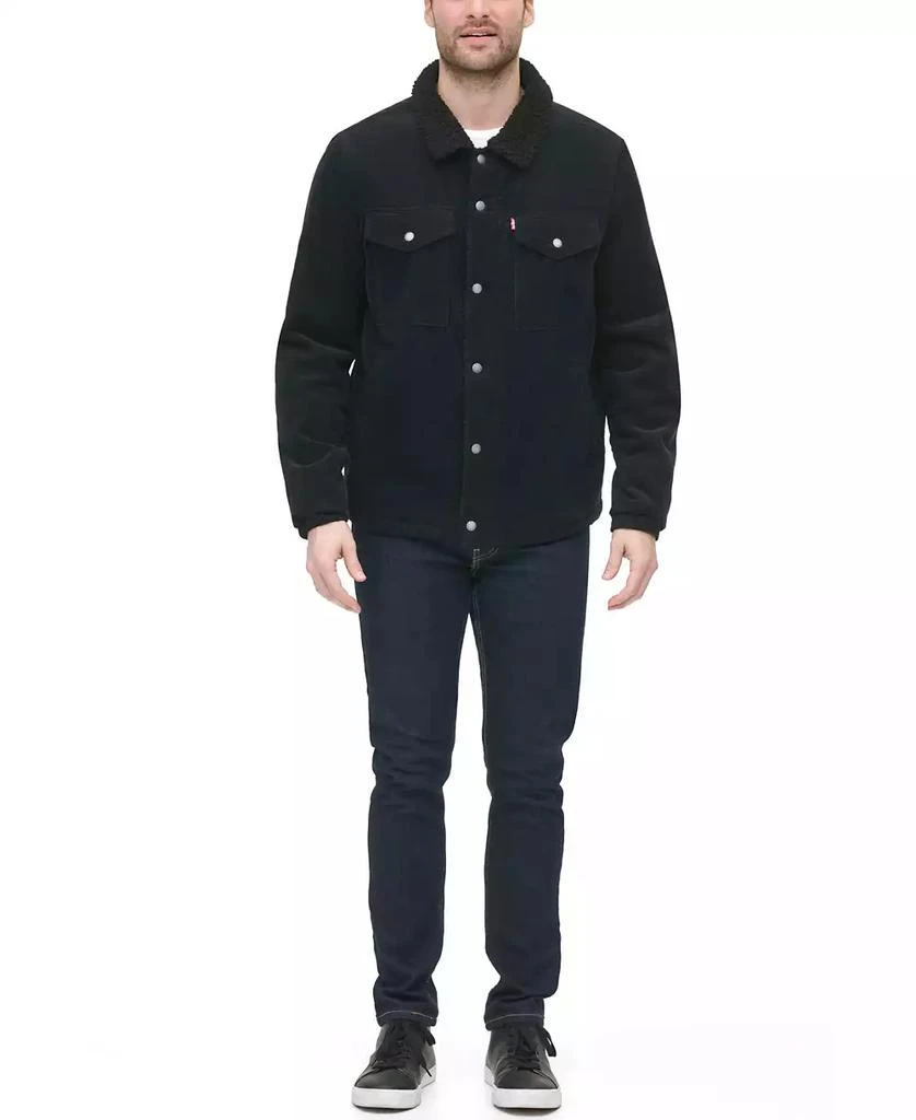 Levi's Men's Fleece-Lined Corduroy Trucker Jacket 5