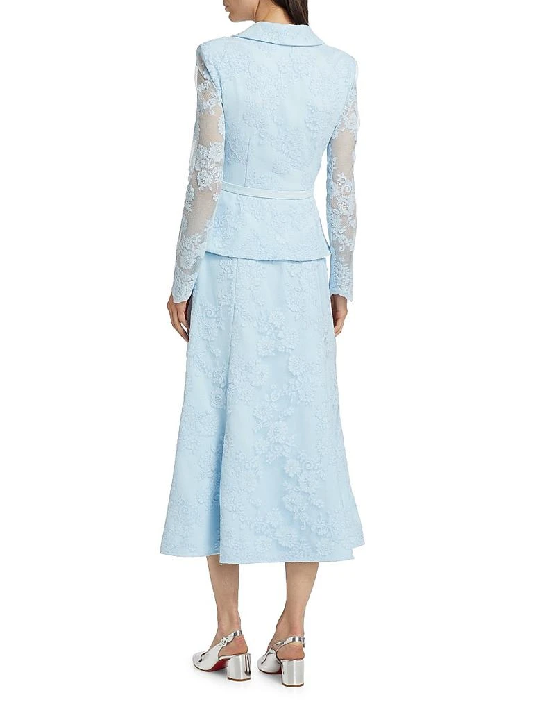 Self Portrait Lace Blazer Midi-Dress 5