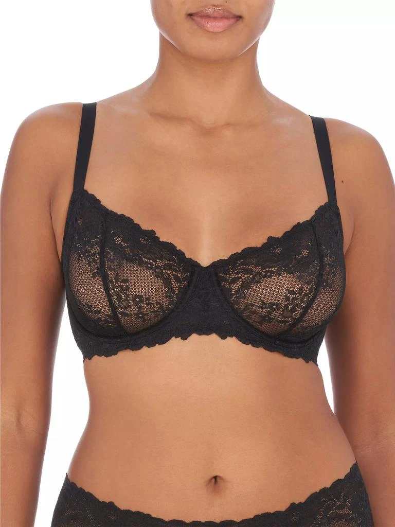 Natori Heavenly Lace Convertible Balconette Bra 5