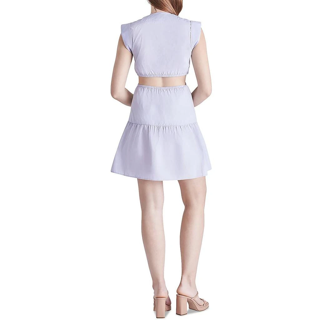 Steve Madden Amanda Womens Cotton Cut-Out Mini Dress 3