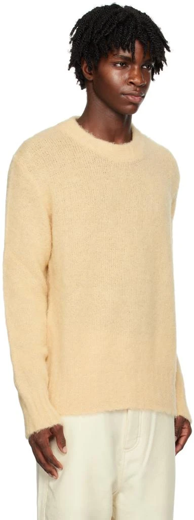 AMI Yellow Hairy Sweater 2