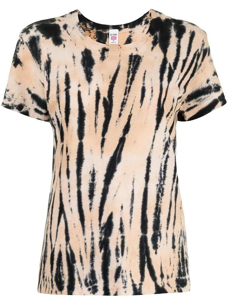 Re/Done tiger-print T-shirt - women -  -  - Brown 1