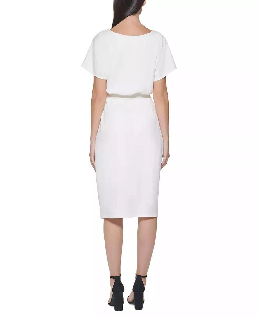 Kensie Blouson Wrap Dress 2