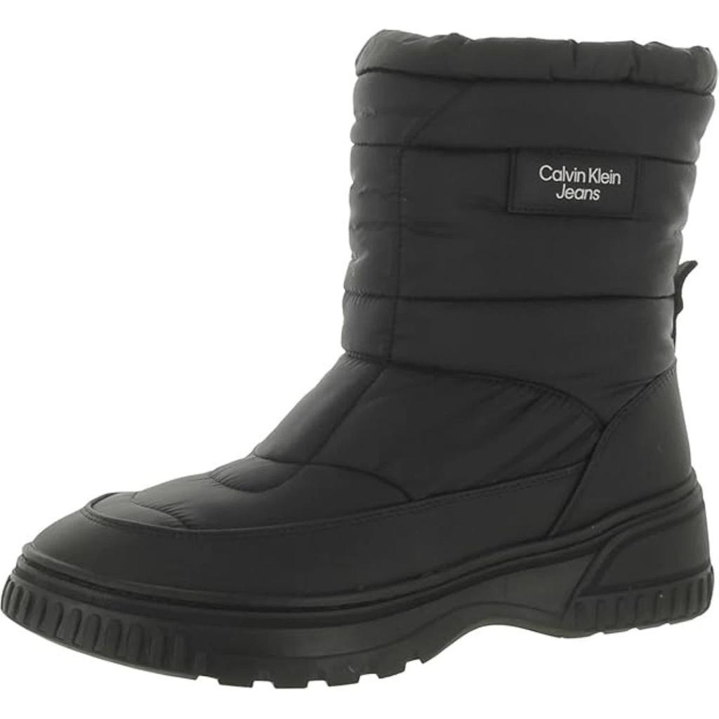 Calvin Klein Dreya Women's Black Waterproof Pull On Winter Boots LION358