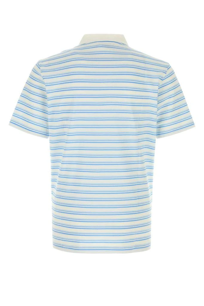 Prada Prada Short-Sleeved Striped Polo Shirt 2