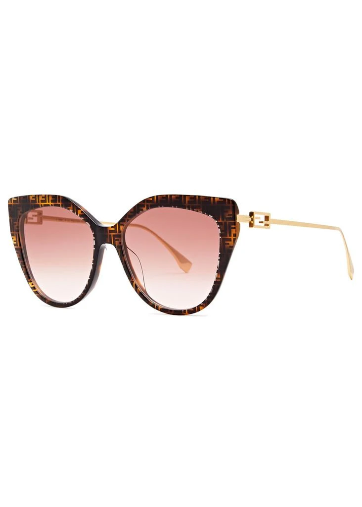 Fendi Baguette oversized cat-eye sunglasses 1
