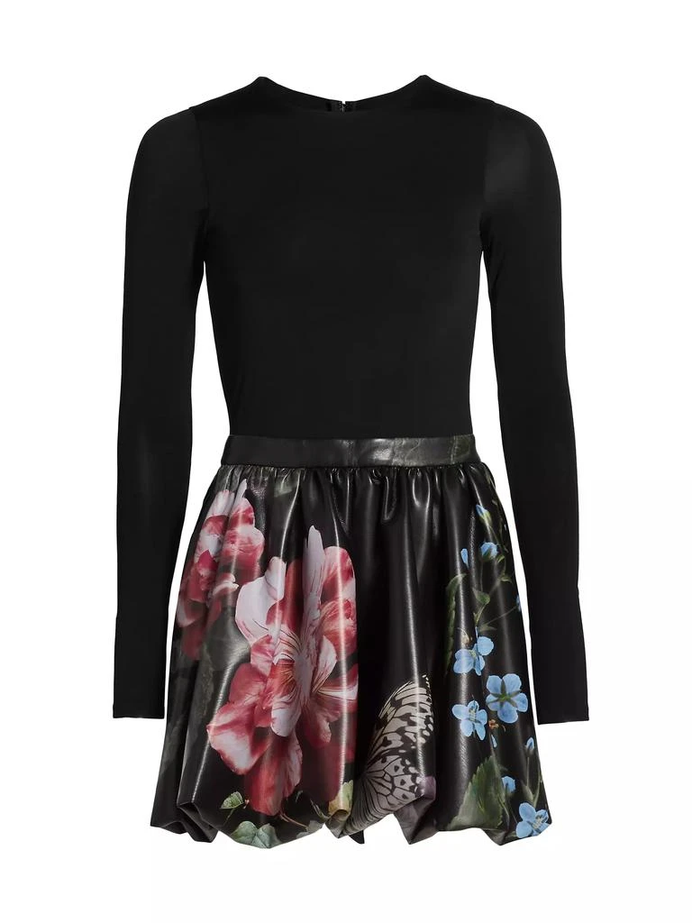 Alice + Olivia Chara Floral Bubble Minidress 1