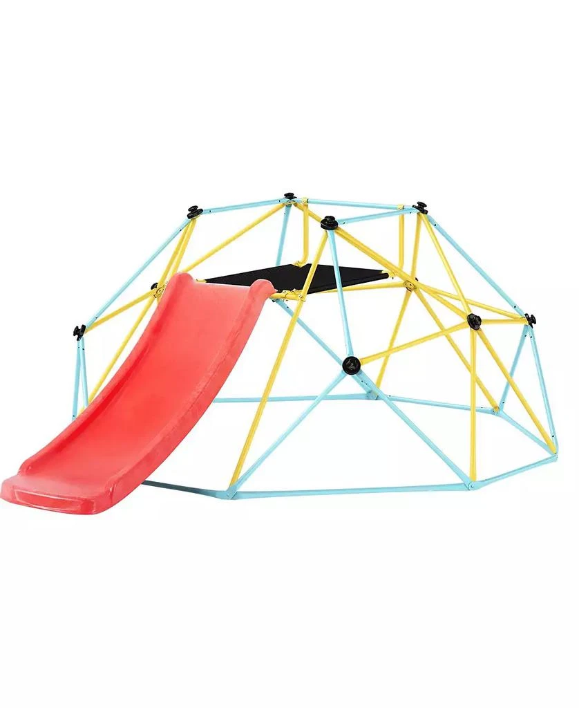 SUGIFT 8FT Kids Climbing Dome with Slide for Indoor Outdoor Play 3