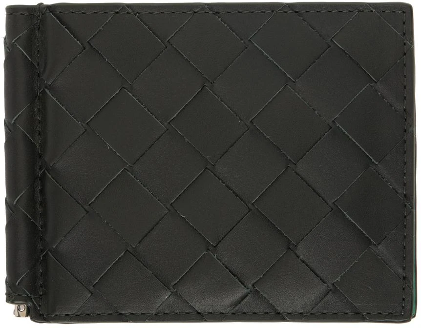 Bottega Veneta Green Bill Clip Wallet 1
