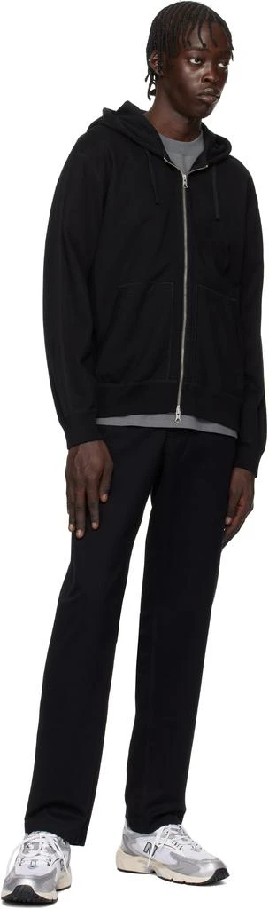 REIGNING CHAMP Black Midweight Terry Standard Zip Hoodie 4