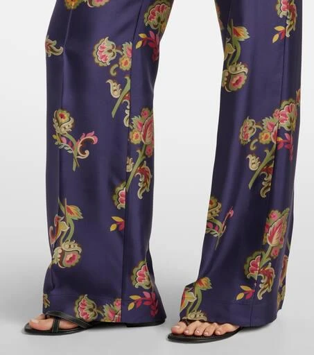 ETRO Silk palazzo pants 5