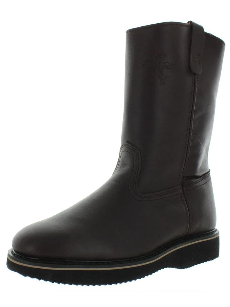 Fin & Feather Wellington  Mens Leather Crepe  Sole Work Boots 1