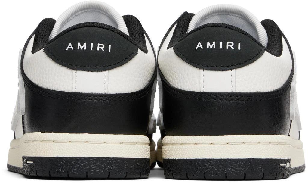 AMIRI Kids Black & White Skel Top Low Sneakers 2