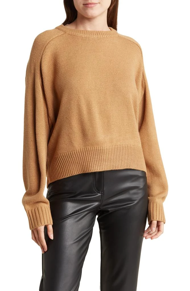 Elodie Crewneck Crop Sweater 1