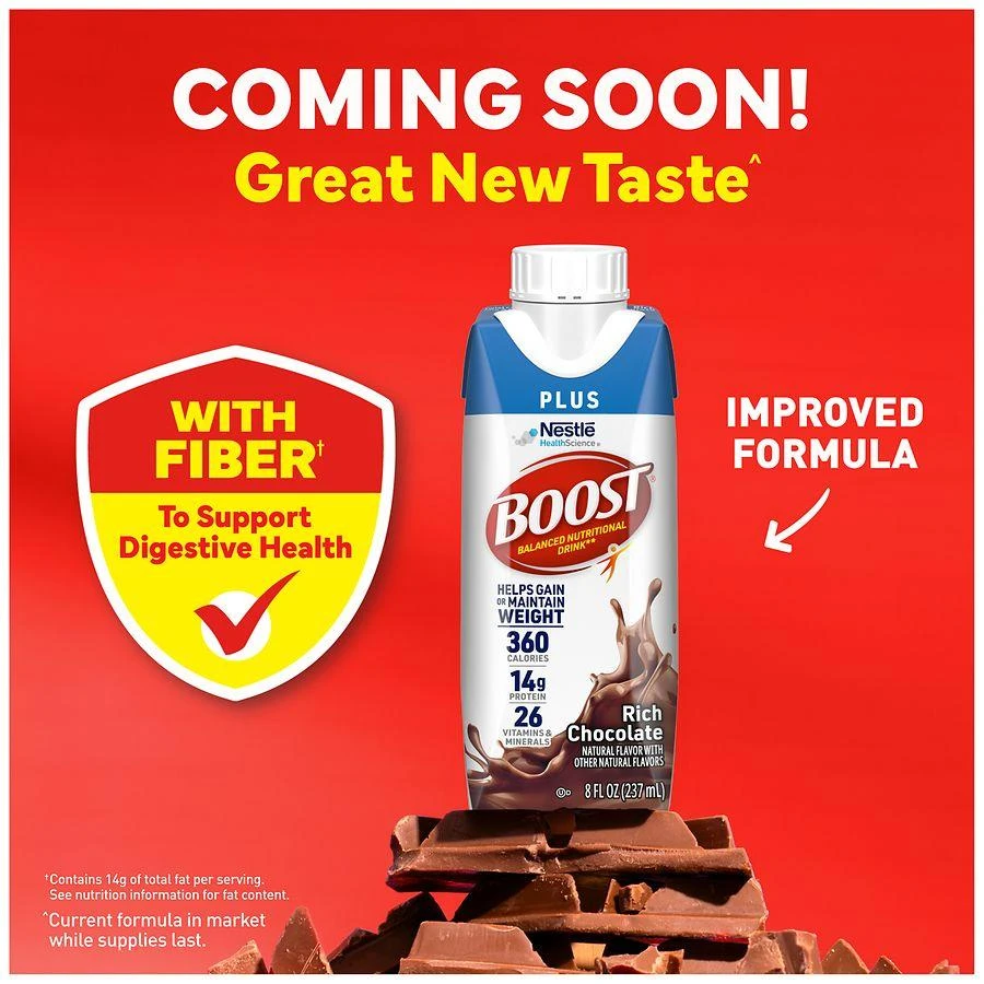 Boost Plus Balanced Nutritional Drinks Rich Chocolate 6