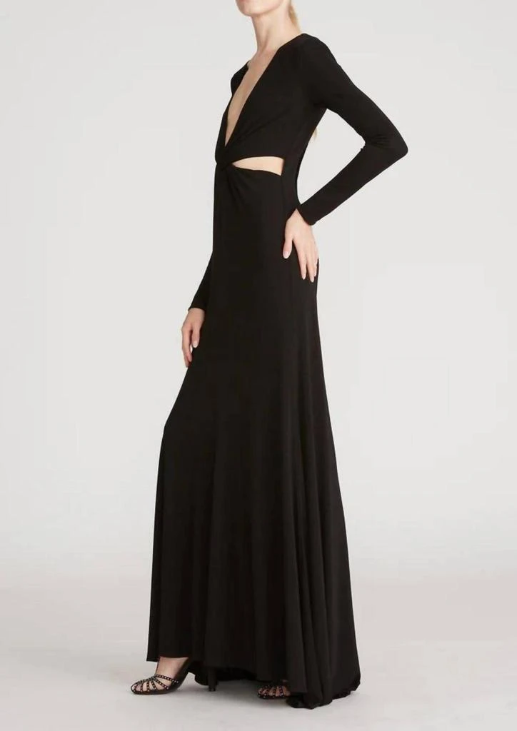 Halston Heritage ANDIE MATTE JERSEY TWIST GOWN 3