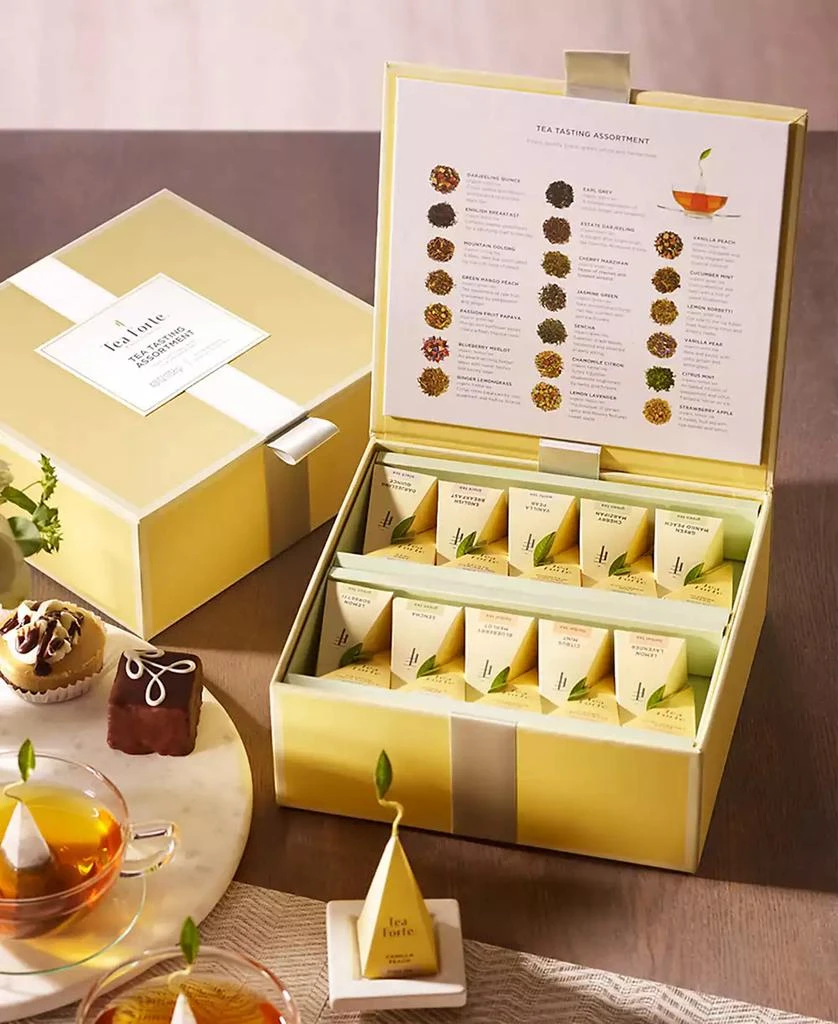 Tea Forte Classic Tea Tasting Assortment, 40 Piece 7