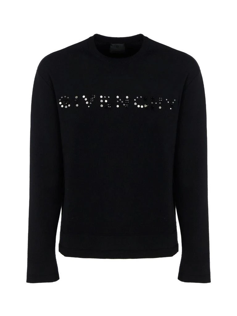 Givenchy Givenchy Logo Embellished Knit Sweater 1