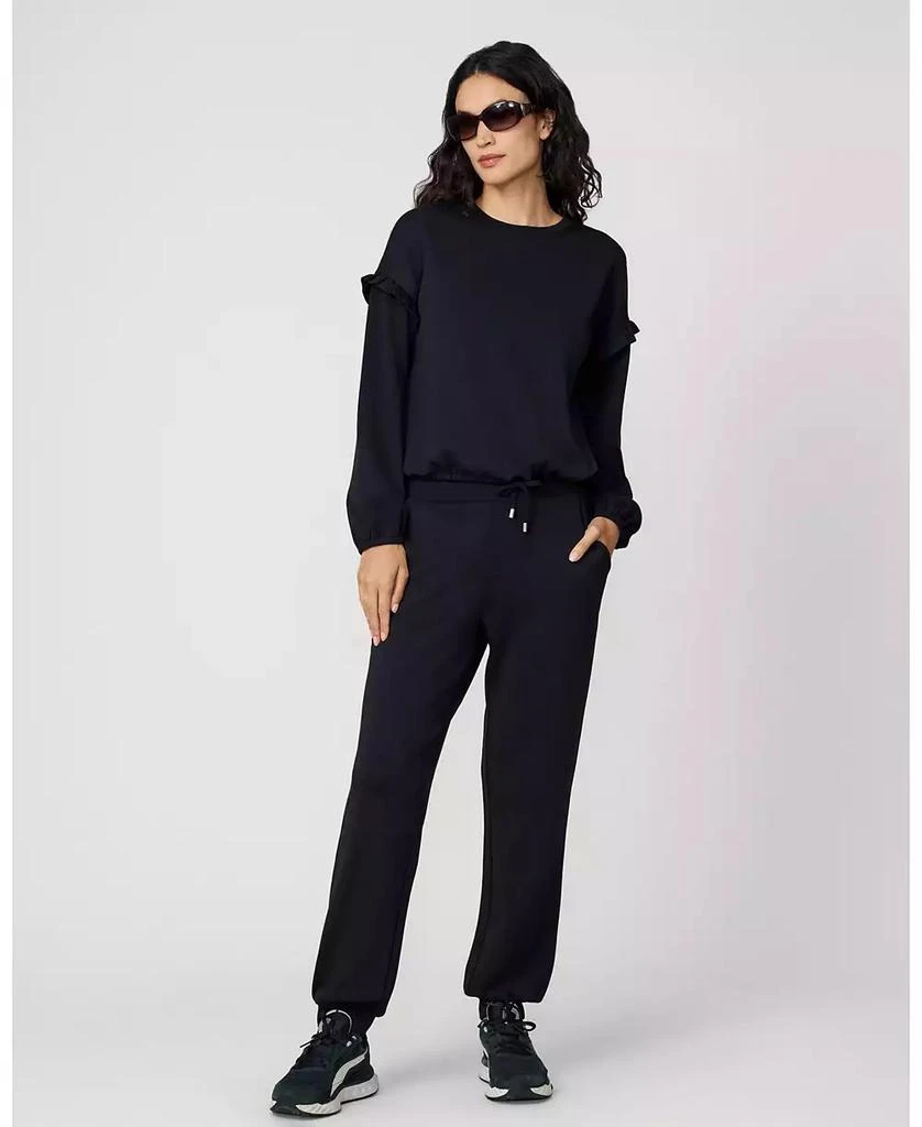 Cable & Gauge Women's Bubble Hem Jogger Set 4