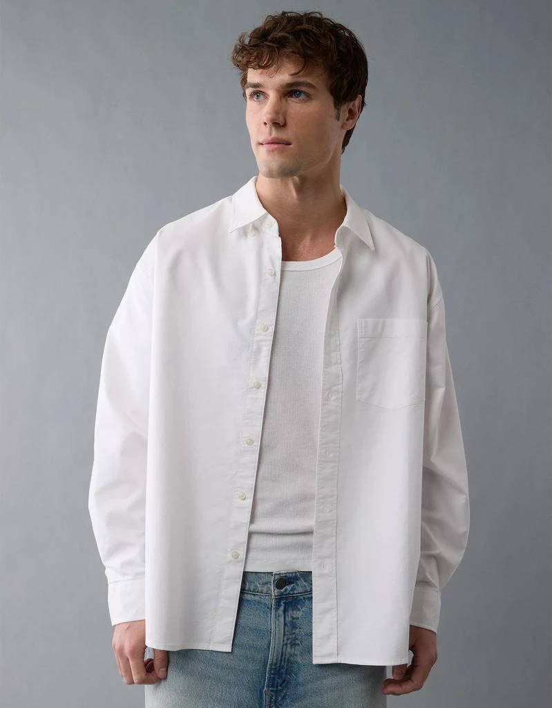 AE AE Everyday Relaxed Oxford Button-Up Shirt 1