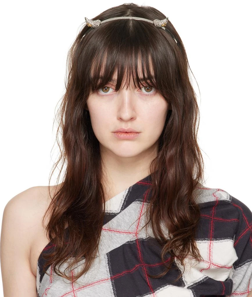 Vivienne Westwood Silver Vivienne's Horn Alice Headband 1