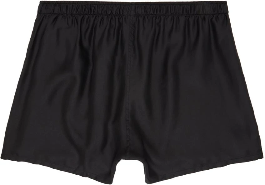 Zegna Black Silk Boxers 2