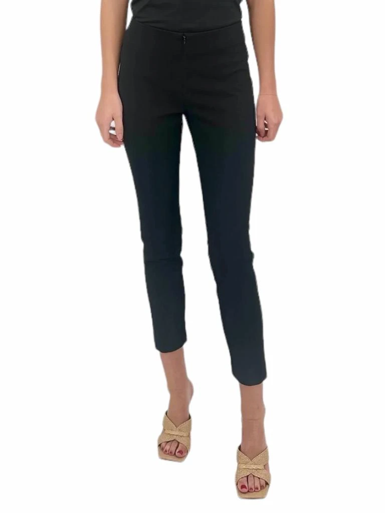 J'Envie/Eli Zip Front Calvary Twill Pant In Black 1