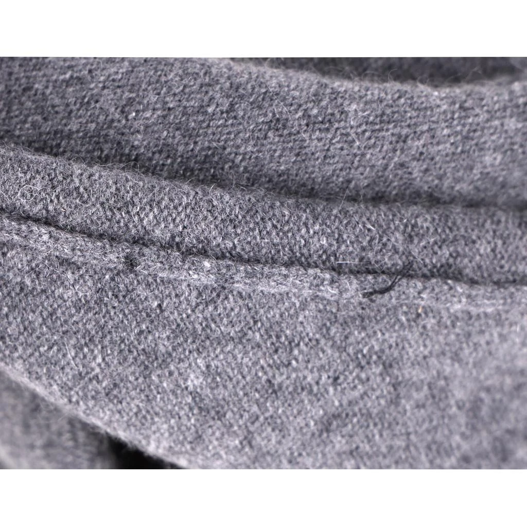 Prada V-Neck Pullover in Grey Wool 5