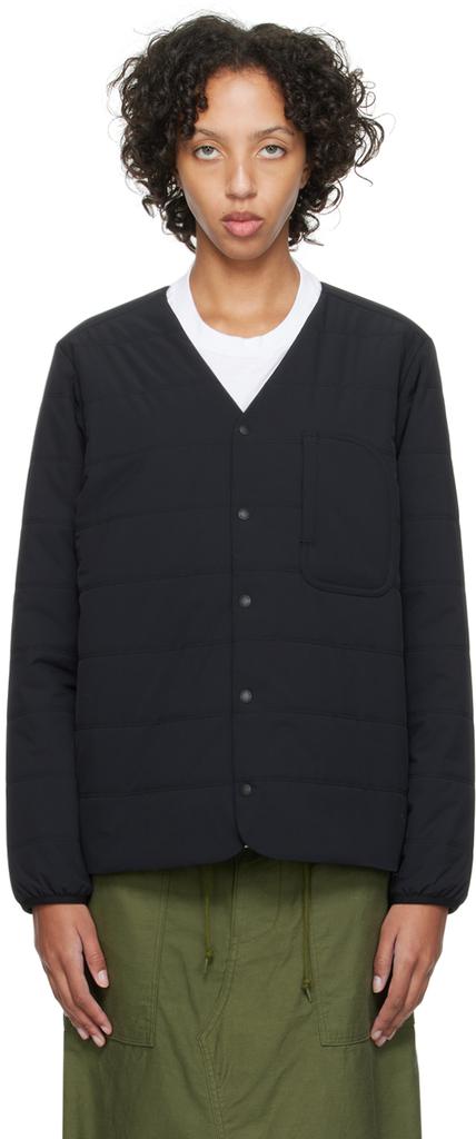 Snow Peak Black Flexible Cardigan