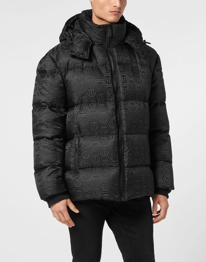 Philipp Plein Nylon Jacquard Bomber Monogram 3