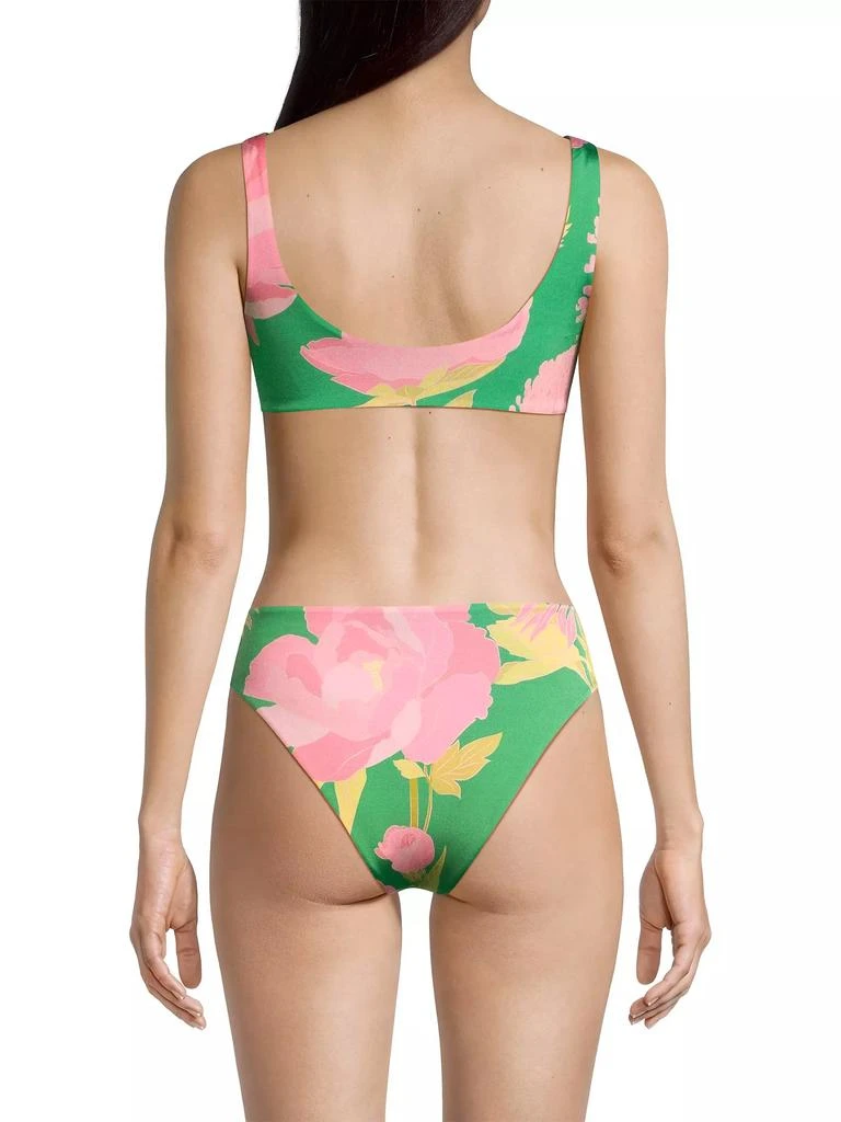 Farm Rio Winter Garden Bikini Top 5